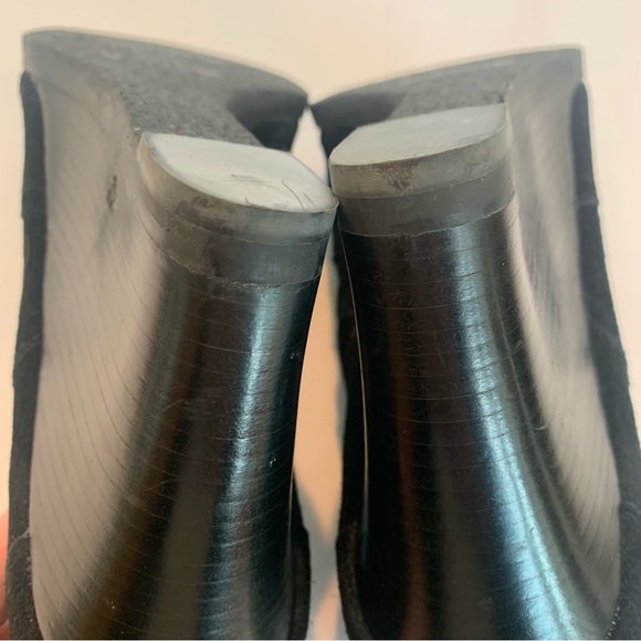 FRANCO SARTO size 12 Warrick wedge suede bootie with zipper and buckle detail - Picture 11 of 16